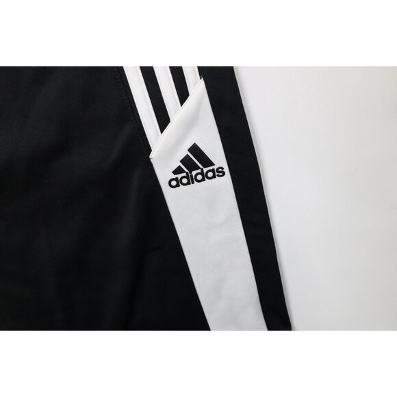 Adidas NBA Authentics Mens 2XL Striped Basketball Wide Leg Sweatpants Pants - Picture 6 of 15